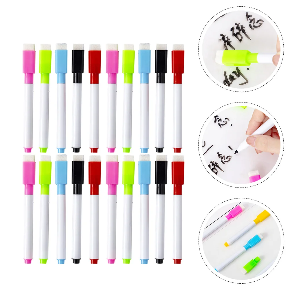 

Teach Supply Portable Markers Accessory Multi-function Dry Erase School Fine Tip Pens