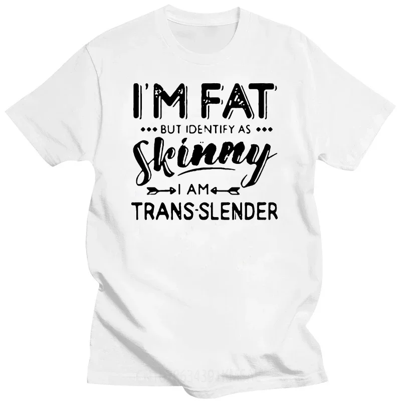 Я толстая но идентифицирующаяся как тонкая рубашка I Am Trans Lender винтажная Черная