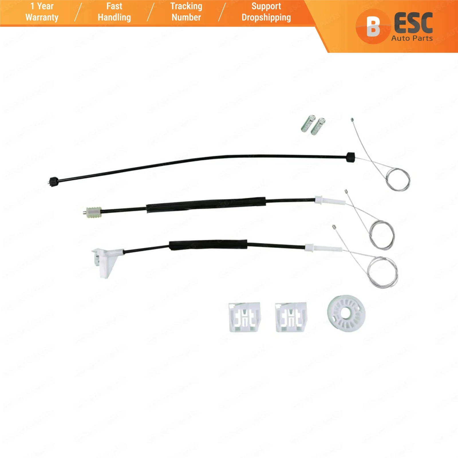 

Автозапчасти ESC EWR545, электрический стеклоподъемник, комплект для ремонта передней правой двери 1U0837462 для Skoda Octavia 1U Facelift