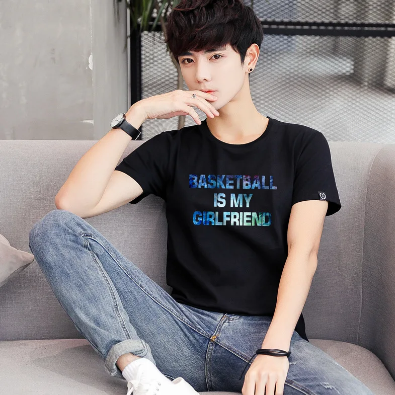 

10987 Size 5XL Tee Shirt Homme Summer Short Sleeve Casual Men's T Shirts Male TShirts Camiseta Tshirt Homme