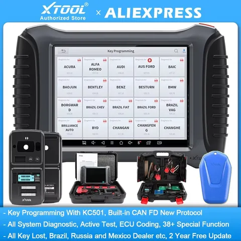 Программатор автомобильных ключей XTOOL X100 PAD3 Pro, инструмент программирования ключей IMMO Elite, иммобилайзер для автоматической диагностики всех потерянных ключей с KC501