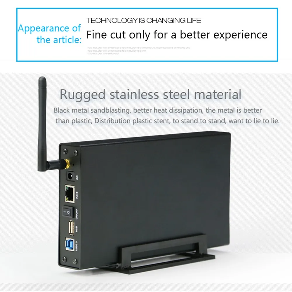 KIMAX 3 5 дюймовый корпус для жесткого диска SSD Wifi маршрутизатор NAS чехол сетевое