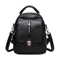 women backpacks fashion small school bags for girls black shoulder pu leather female backpack sac a dos knapsacks