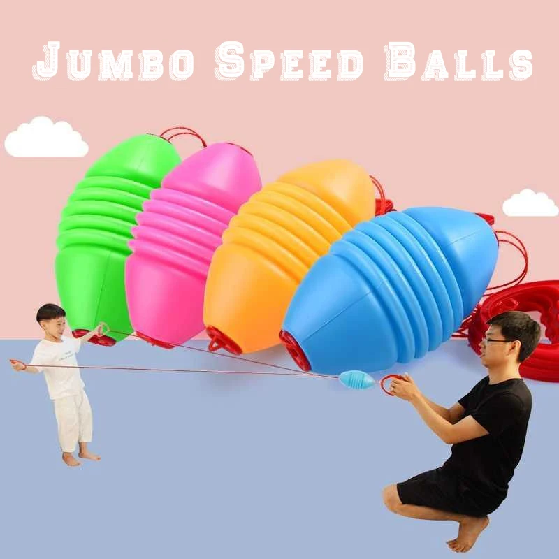 Jumbo Speed Balls Shuttle Zip and Zoom Ball Juggling Sport Games for Children Kids Outdoor Toys Sensory Play Kinder Speelgoed