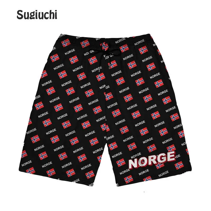 

Norway Norge NOR Men's Shorts Sports Streetwear Beach Man Fashion Running Bodybuilding Casual Pocket New Sweat Pants Summer