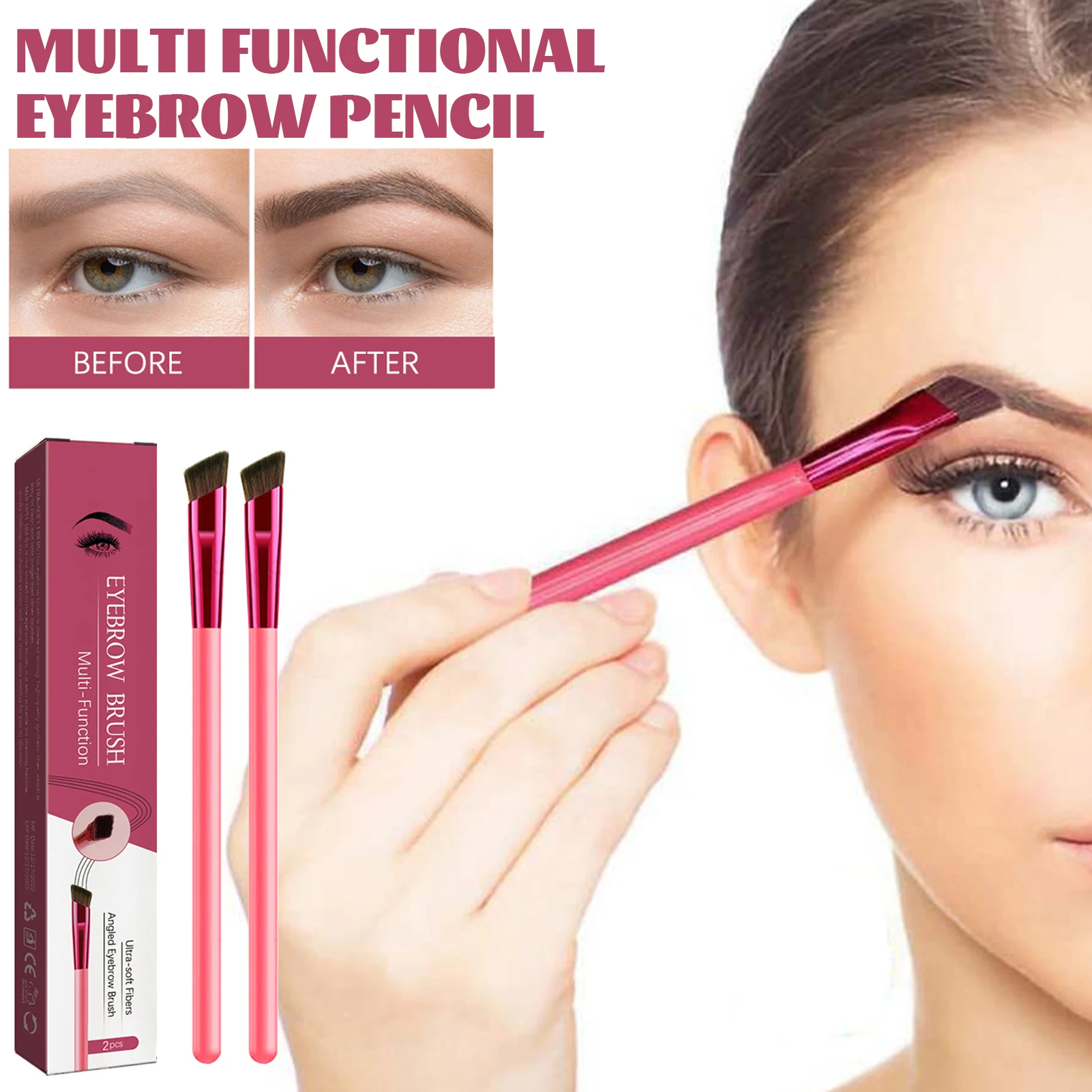 

Супермягкая кисть для бровей, эргономичная ручка, Кисть для макияжа для женщин и девушек