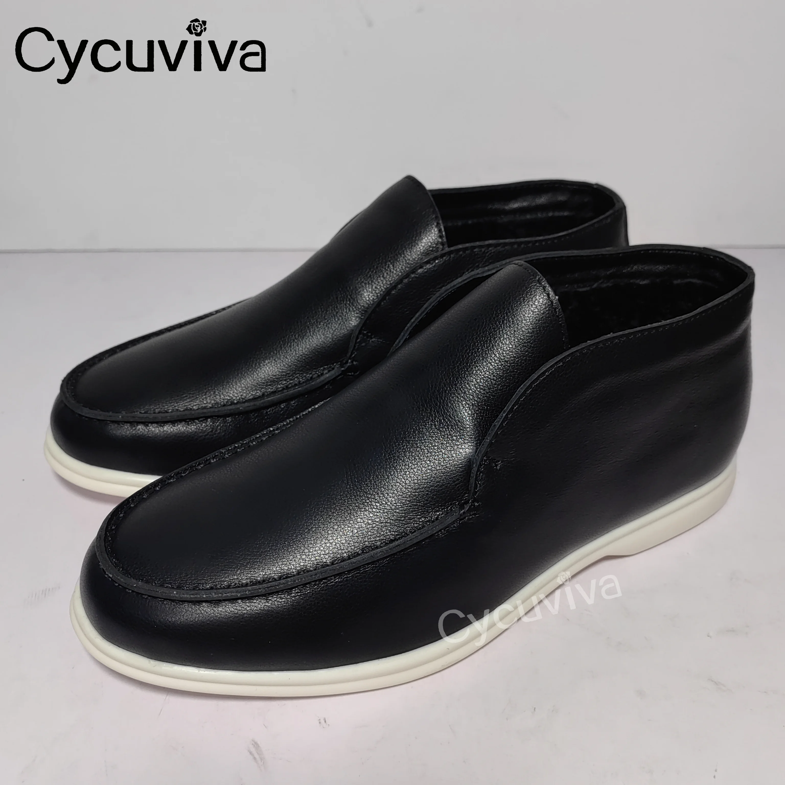 Туфли Cycuviva мужские и женские замшевые на плоской подошве