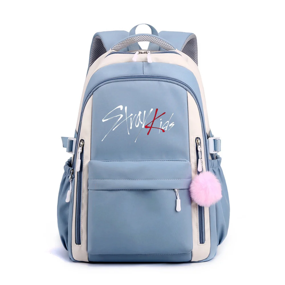 ATEEZ Korean Kpop Backpack Fellowship Break The Wall Rucksack Children  School Bags for Teenager Harajuku Laptop School Backpacks 