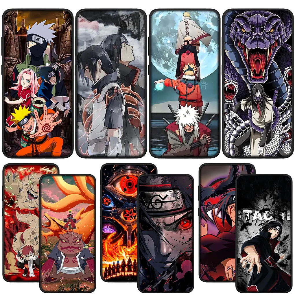 Akatsukis Uchihas Itachis Sasukes for Samsung Galaxy S21 S20 Fe S23 S22 Ultra S8 Plus A25 A12 A13 A21S A73 + Phone Cover Case
