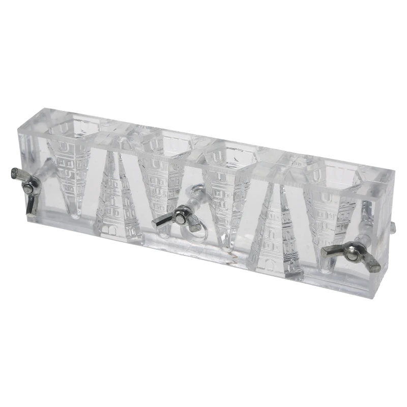 

Incense Tower Making Mold Transparent with 6 Holes Home Spa Making DIY Incense Making Tool for Meditate