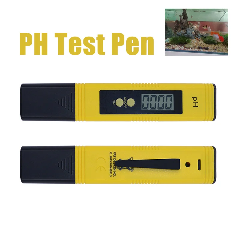 

PH Meter 0.01 High Precision for Water Quality Tester with 0-14 Measurement Range Suitable Aquarium Swimming Pool Pocket Size