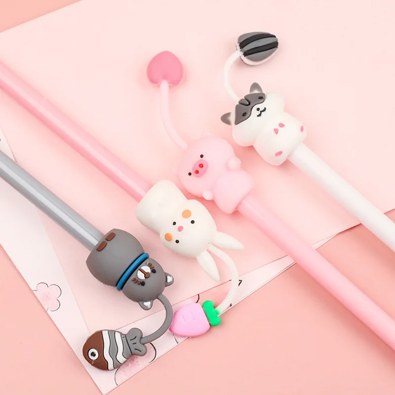Najtaniej 24 Pcs Korean Creative Cartoon Cute Pet Neutral Pen Small Fresh Cute Student Examination Water Pen Writing Signing Pen Tanie 24 Pcs Korean Creative Cartoon Cute Pet Neutral Pen Small Fresh Cute Student Examination Water Pen Writing Signing Pen