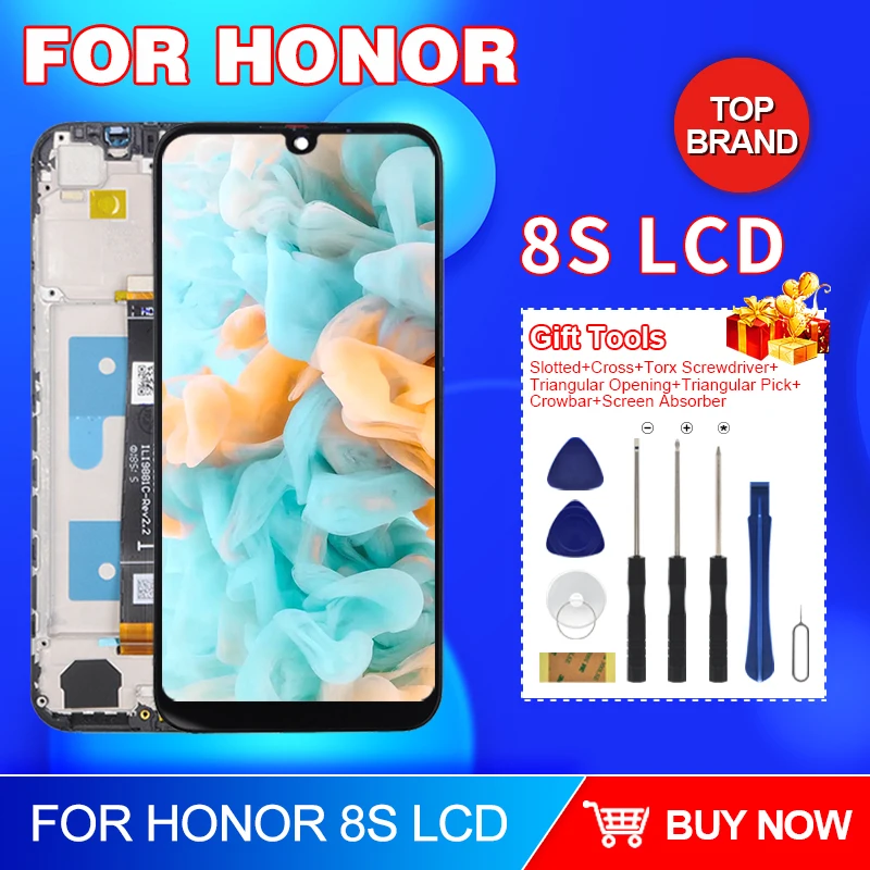 Горячая Распродажа для Huawei Honor 8S ЖК-дисплей цифровой преобразователь сенсорного