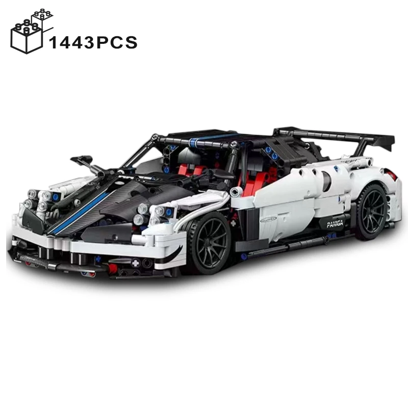 

1443 шт. техническая модель Pagani Zonda спортивного автомобиля, строительные блоки, сборные кирпичи, автомобильные игрушки, коллекционные подарки...