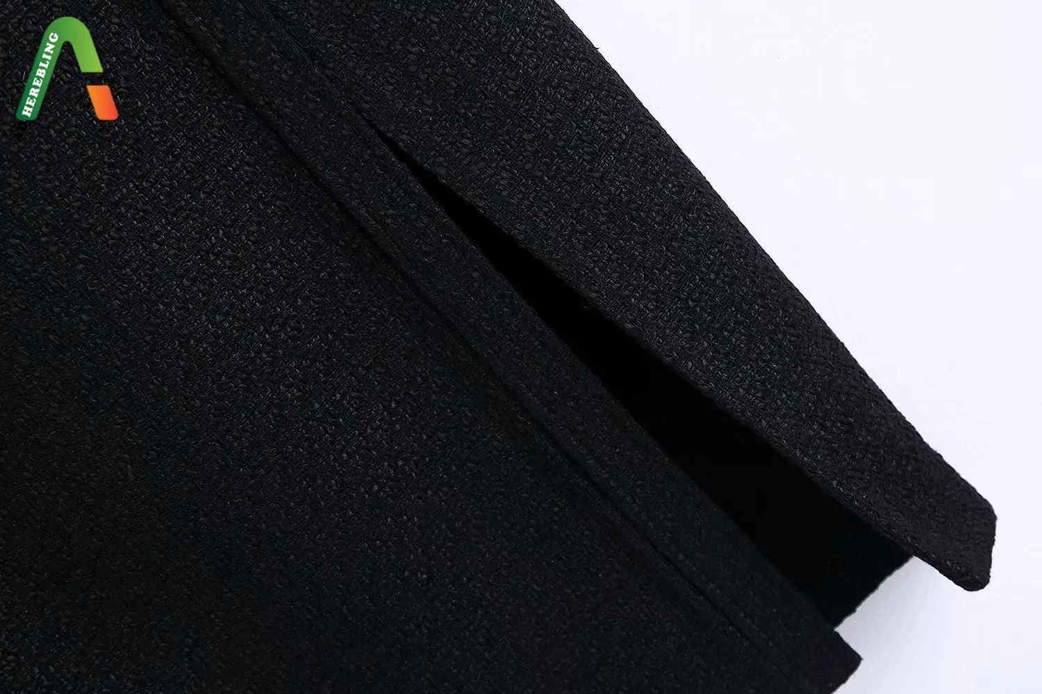 Женская юбка-карандаш Adherebling повседневная твидовая юбка с высокой талией