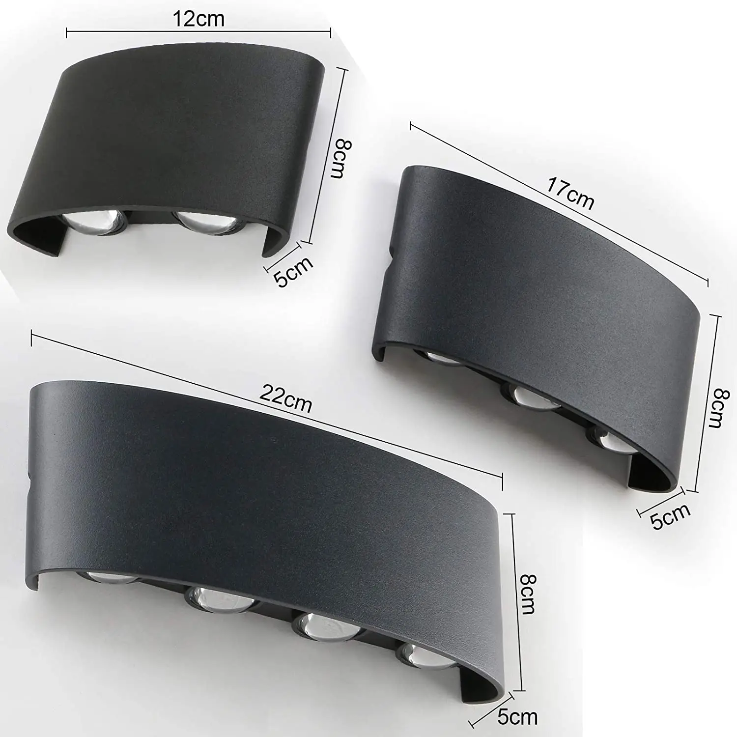 LED Wall Lamp 4/6/8/10W Led Wall Sconce Light IP65 Waterproof Outdoor Indoor Lighting A85-265V Bedroom Interior Lights Decor