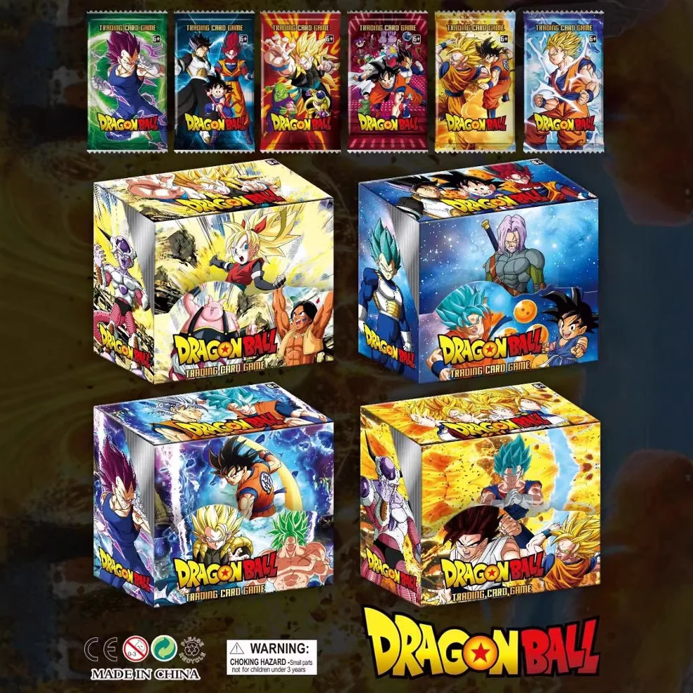 Фото Коллекционные карточки BANDAI (английская версия): Dragon Ball, Naruto, Demon Slayer, One Piece. Аниме-атрибутика. Целая коробка. Подарок. Игрушки. №2