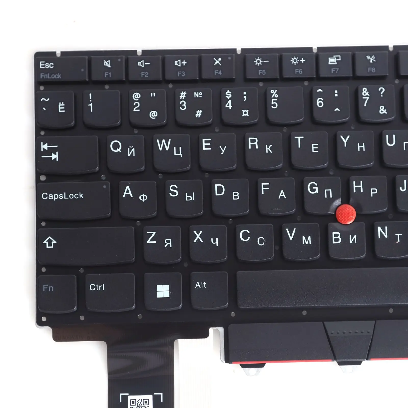 Клавиатура RU Lapop для Lenovo Thinkpad E14 Gen 2 20T6 20T7 20TA 20TB клавиша телефона F10 черная с