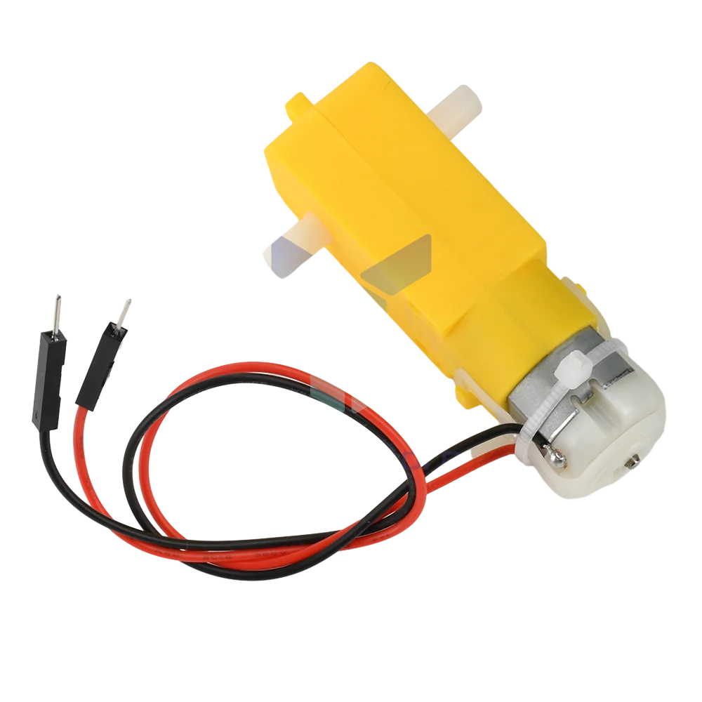 Двигатель TT двойной двигатель постоянного тока 3-6 В передаточное число 200 об/мин