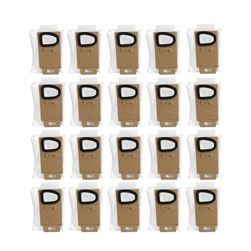 

20 Pcs For Xiaomi Roborock H7 H6 Vacuum Cleaner Non-Woven Fabric Dust Bag Replacement Accessories Parts