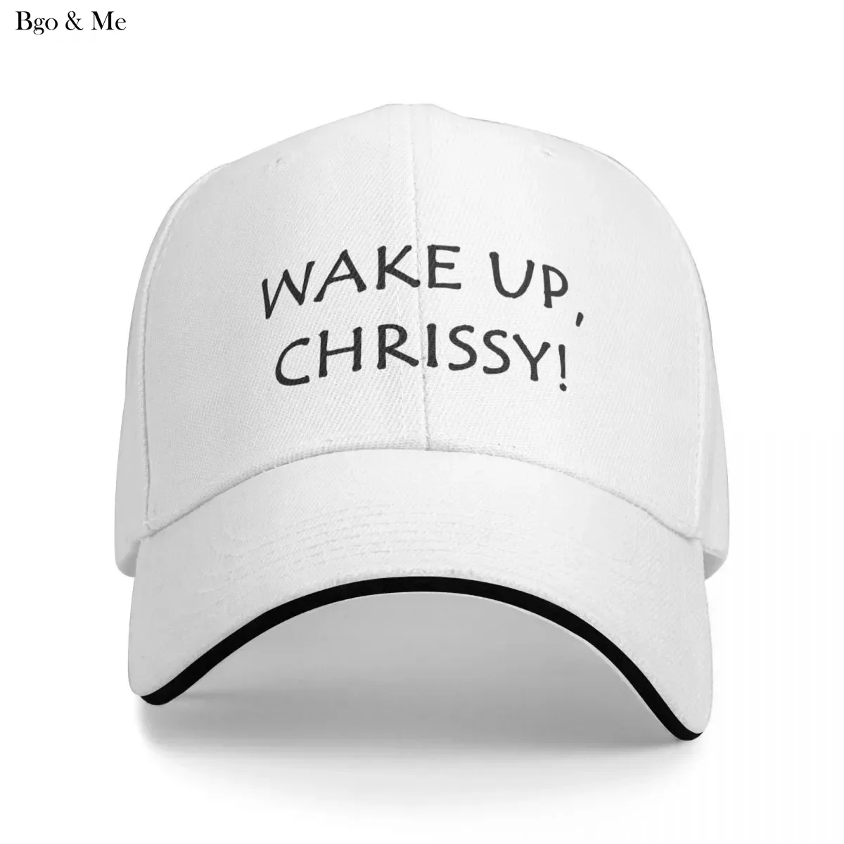 

2023 New Wake Up, Chrissy Cap Baseball Cap Wild Ball Hat Caps Male Women's