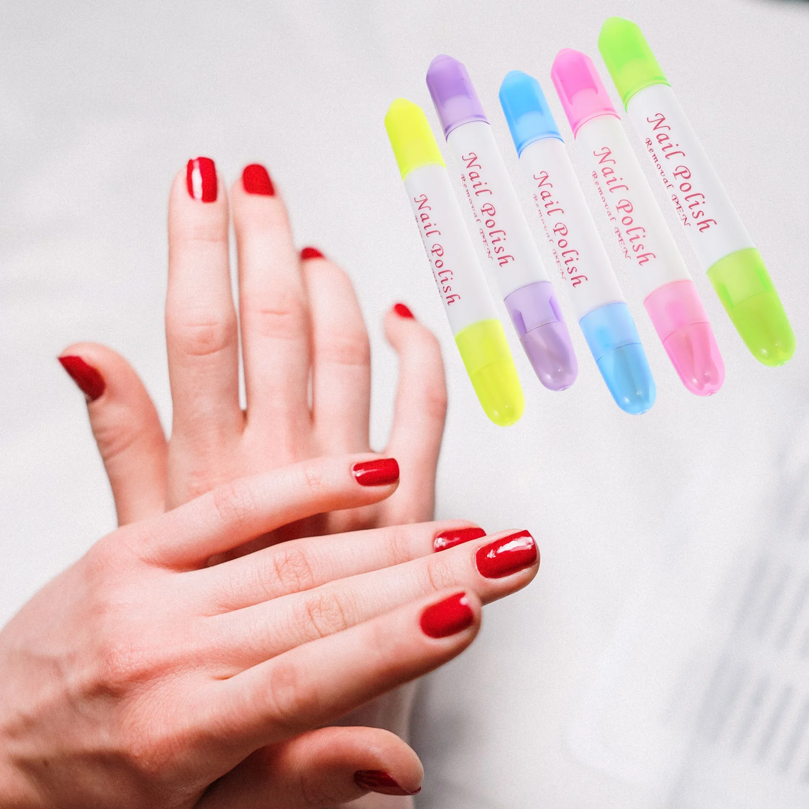 10 шт. средство для снятия лака ногтей ручки чистки краев корректор функций