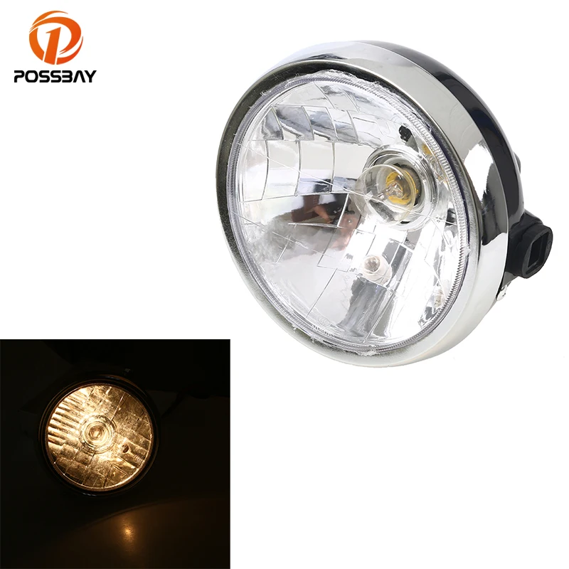 Передняя фара мотоцикла винтажная светодиодная круглая запчасти для указателей