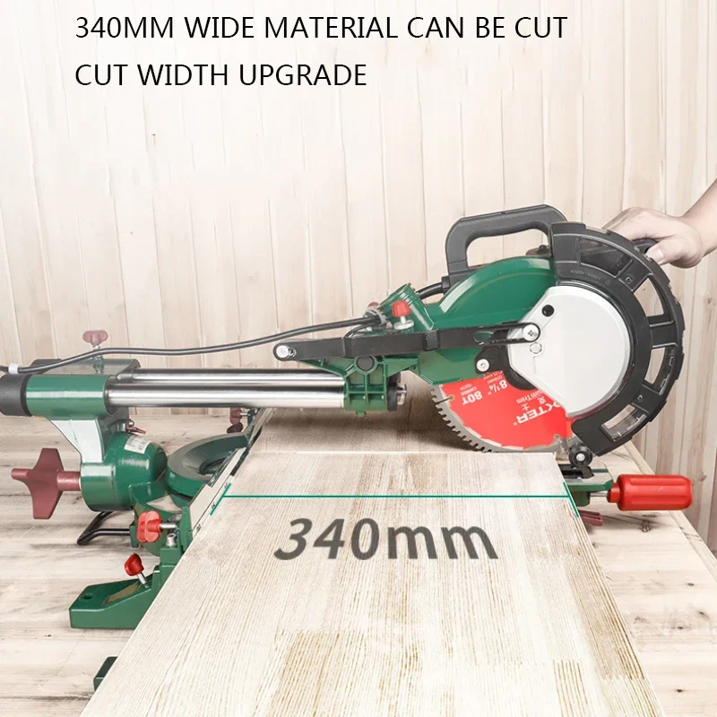 Торцовочная пила с лазерным позиционированием 45 градусов 8-дюймовая бытовая