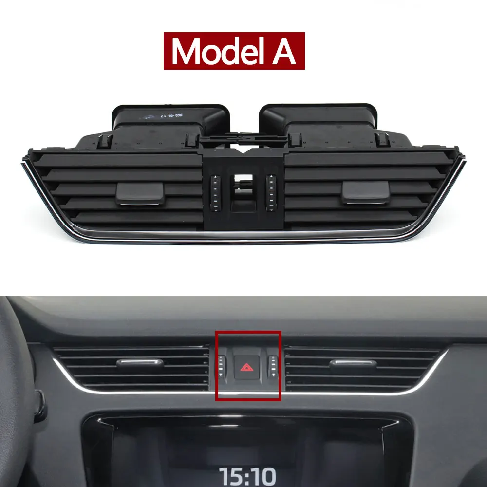 

Передняя центральная приборная панель автомобиля, кондиционер, вентиляционная решетка переменного тока, розетка в сборе для Skoda Octavia 2015-2021 5E 0820951 5Е 0820951 CZLL