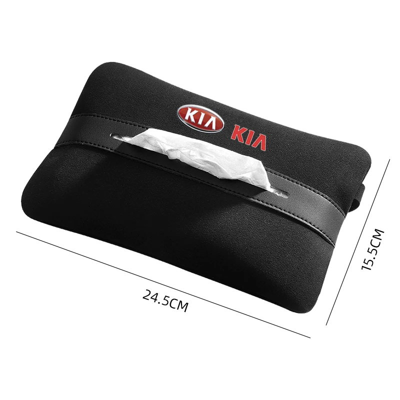 Автомобильная коробка для салфеток KIA подвесной держатель на спинку сиденья