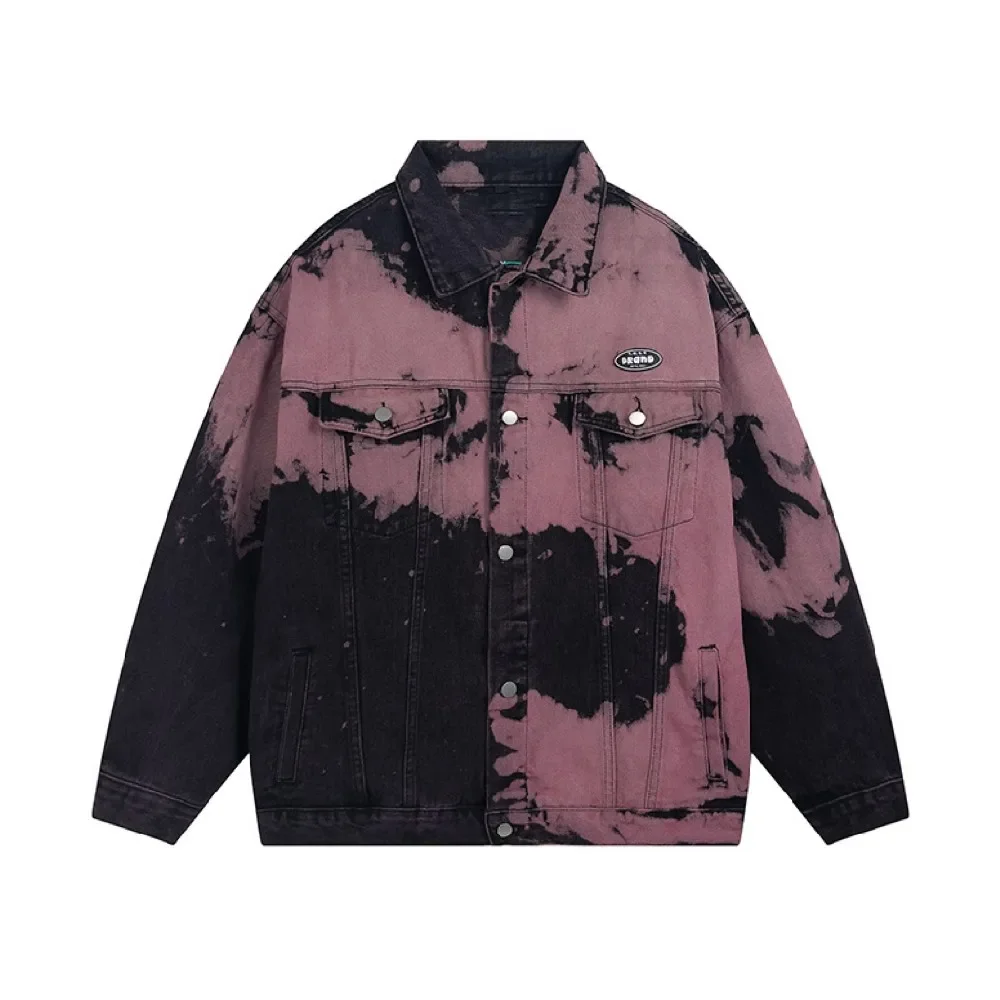 

Джинсовая куртка для мужчин и женщин, винтажная потертая куртка из денима в готическом стиле, большие размеры, панк, стиль гранж, темная, зимняя уличная одежда