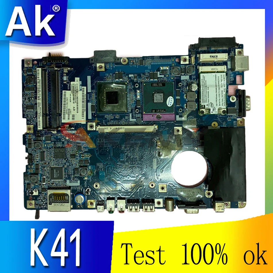 

Akemy IGT10 LA-3591P For lenovo K41 laptop motherboard 965GM DDR2 Mainboard FULL WORKS