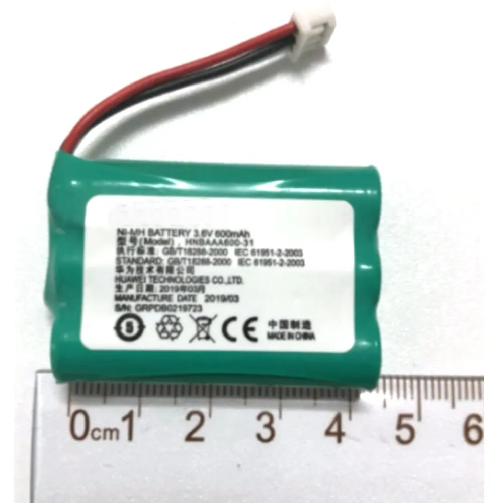 

Wireless landline telephone fixed line Li-ion Battery 3.6V 600mAh HNBAAA600-31 for Huawei F360 F316 F317 F202 F201 Battery