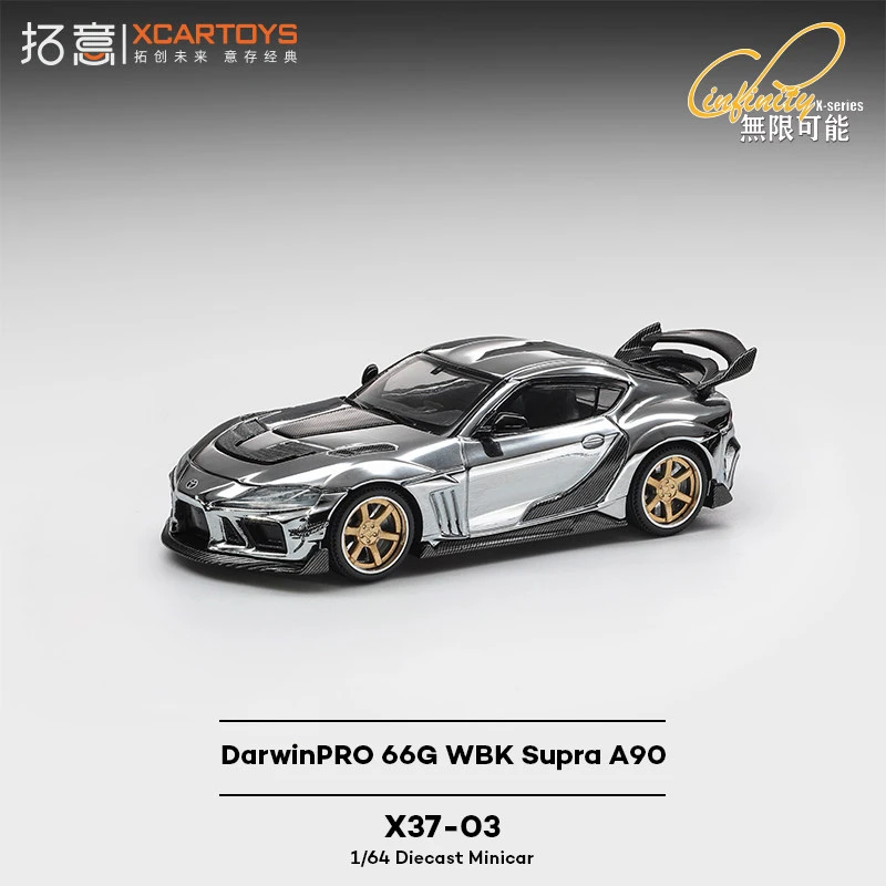 Фото Xcartoys 1:64 DarwinPRO 66G WBK Supra A90 Коллекционная модель автомобиля из литого сплава №2