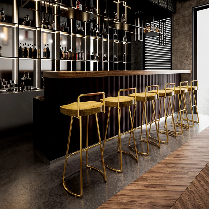 

Restaurant Office Bar Chair European Gaming Luxury Nordic Bar Chair Counter Stools Barber Cadeiras De Plastico Room Furnitures