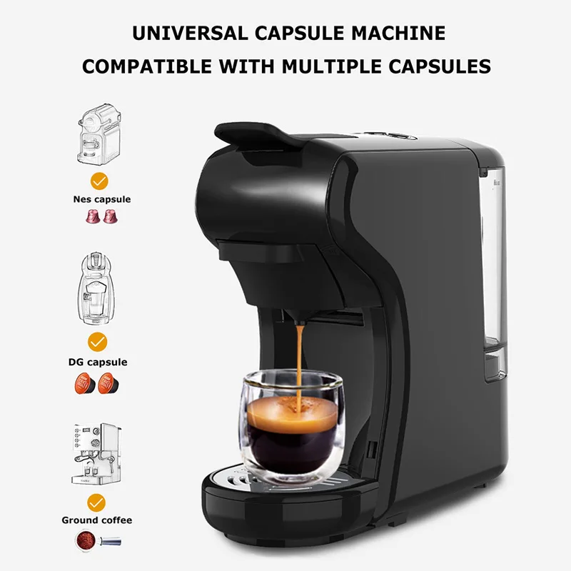Electric Italian Coffee Machine Household Multi-Functional Capsule Coffee Machine Small Three-in-One Nestle Capsule