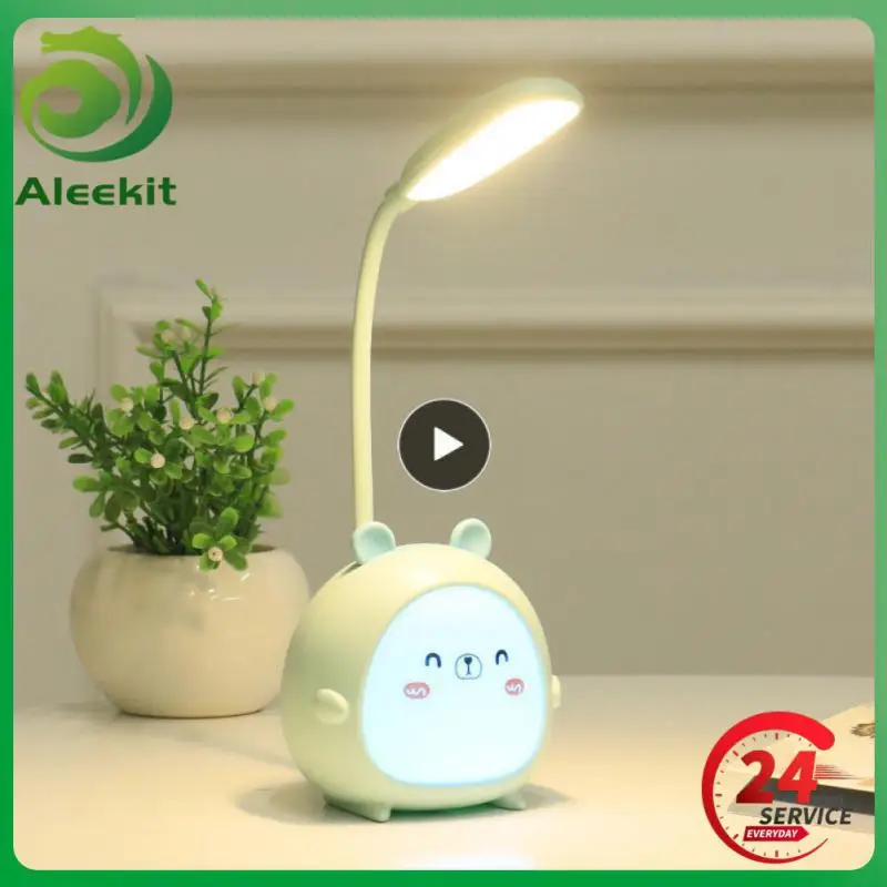 

1~10PCS Cartoon Night Light Abs No Flicker Reading Table Lamps Led Desk Lamp Light Led Table Lights Soft Light Source