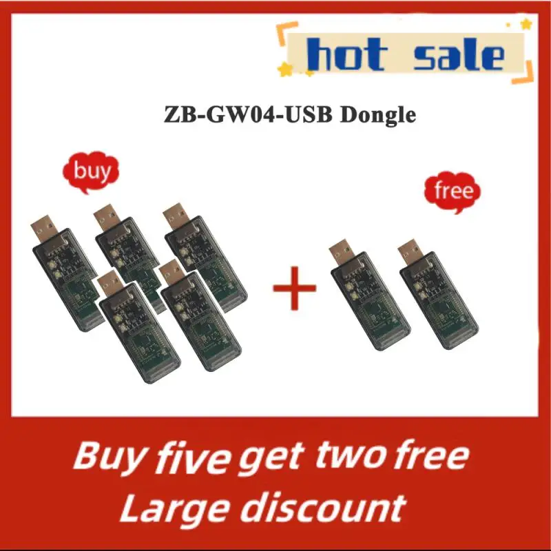 

ZigBee 3,0 ZB-GW04 Silicon Labs Универсальный шлюз USB Dongle Mini EFR32MG21, универсальный USB-ключ с открытым исходным кодом