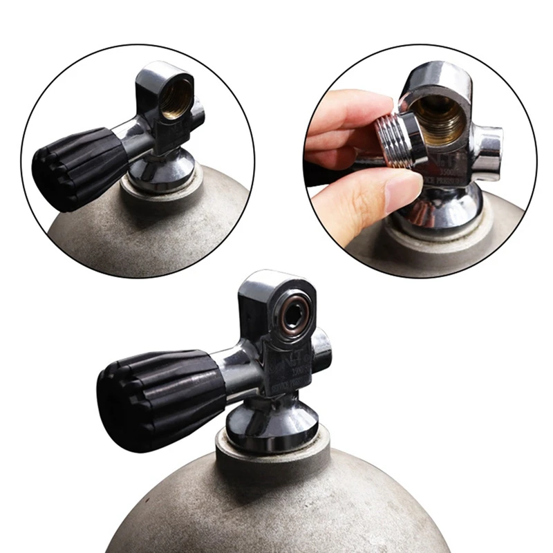 

2PCS Scuba Diving Tank Valve Adaptor DIN To York Insert Regulator Dive Gear,Dive Regulator