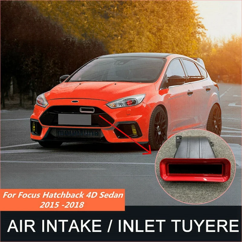 

Для Ford Focus MK3.5 2015-2018 хэтчбек седан турбо воздухозаборник с красной губой