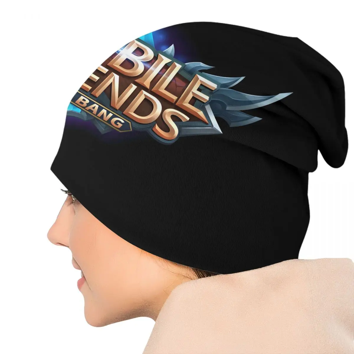 Фото MLBB Game Bonnet Шапка Вязаные шапки Мужчины Женщины Мода Унисекс Взрослые мобильные легенды Bang Bang MOBA Теплые шапочки Skullies Шапки №5