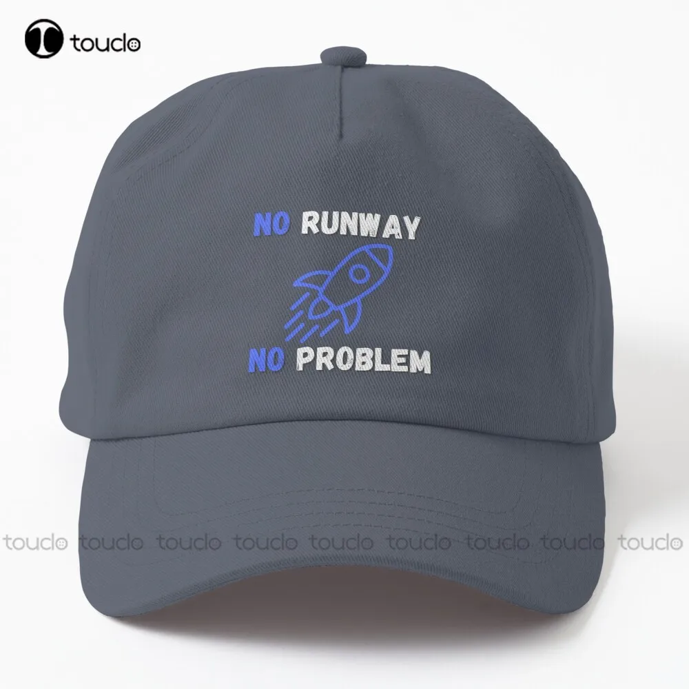 

No Runway No Problem: Beautiful Quote Dad Hat Hats For Men Baseball Cap Street Skateboard Sun Hats Adjustable Quick Dry Mesh Cap