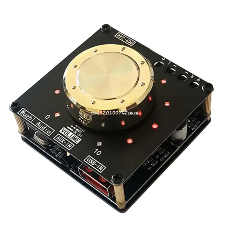 

Цифровой усилитель мощности синий зуб 5,1 двухканальный усилитель с BT-/AUX/флэш-накопителем/USB звуковой картой входной источник питания 9-24 В