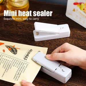 Imported Mini Heat Sealer Usb Charging Open Seal 2 In 1 Home Portable Snack Food Thermoplastic Bag Sealer Kit