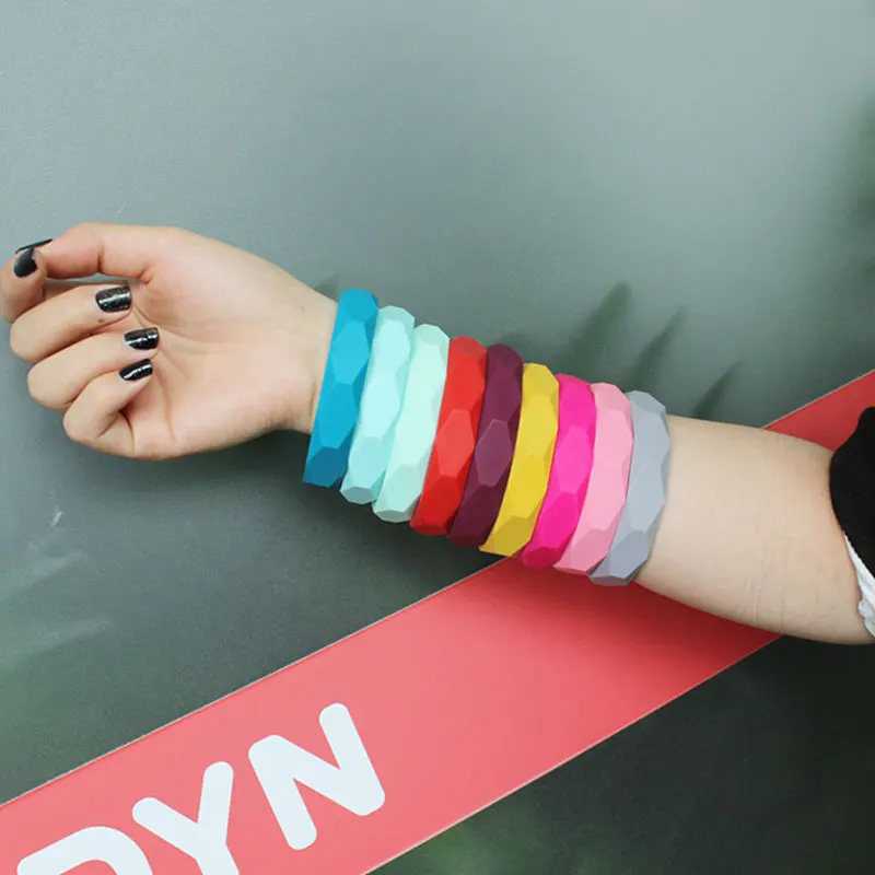 Фабричное производство резиновый силиконовый Браслет спортивные силиконовые