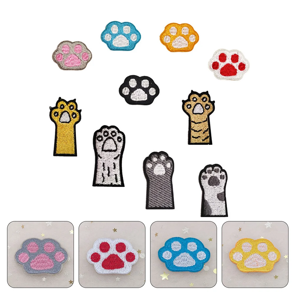 

10Pcs Clothing DIY Embroidery Appliques Sewing Animal Palm Shaped Patches