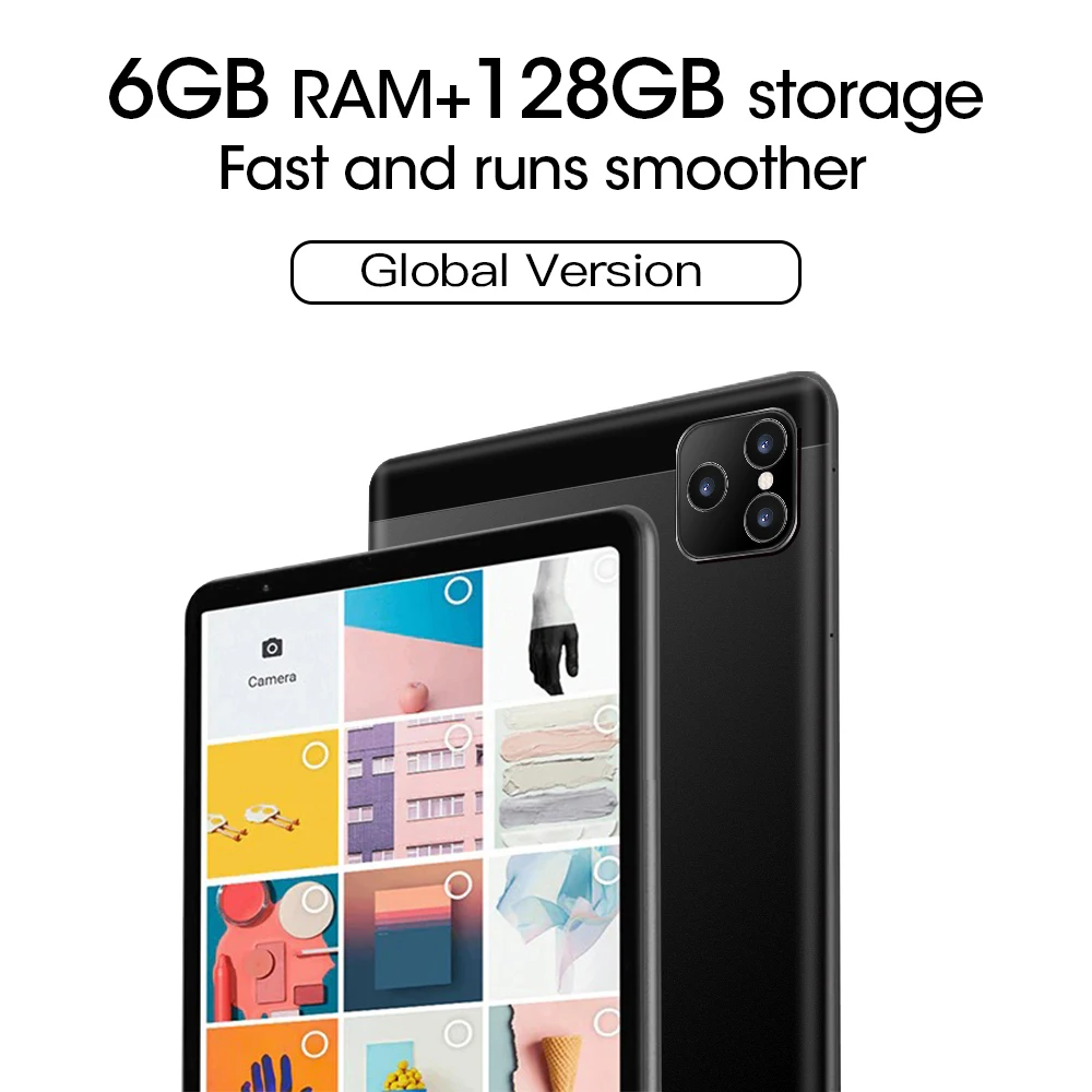 newest pad pro 8 inch tablet android 10 6gb ram 128gb rom ten core dual sim 4g tablette gps wifi 1920x1200 phone call tablets pc free global shipping