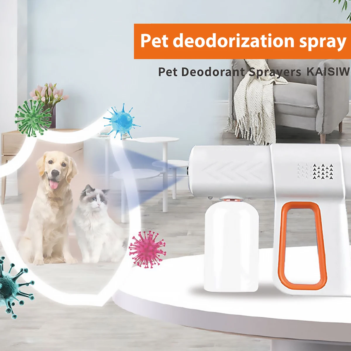 Ручной распылитель для дезинфекции с емкостью 380 мл 2000 мАч