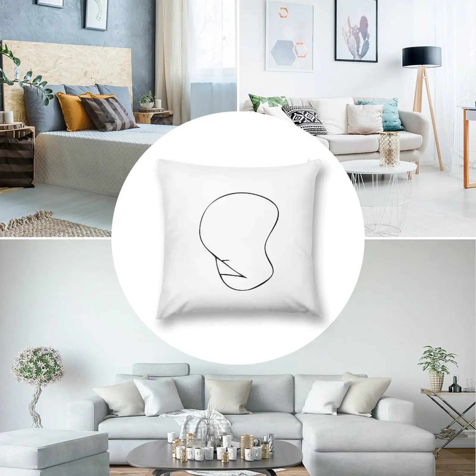 Это достоинство Луанне. Декоративная подушка Роскошный чехол для подушки с