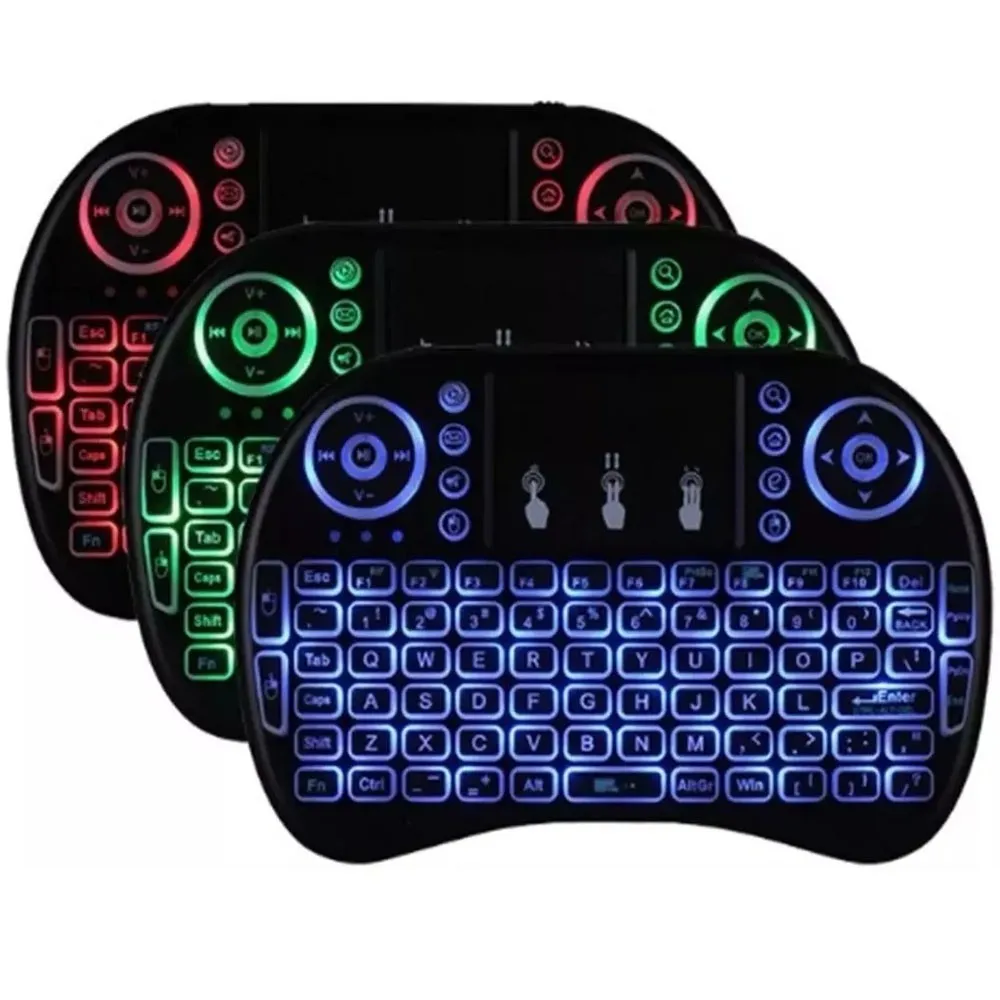 

Mini Teclado Controle Sem Fio Para Smart Tv Tv Box Pc